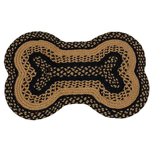Ebony Dog Bone Rug