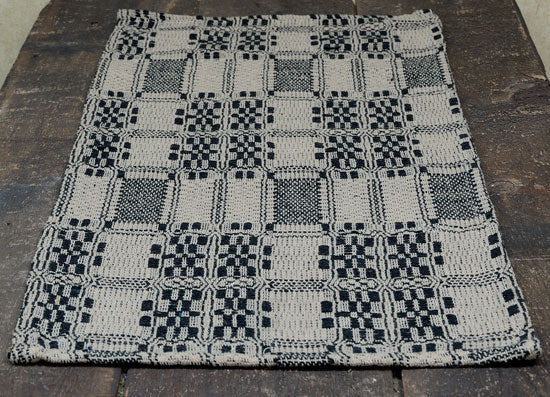 Black/Tan Woven Short Runner (Pack of 2)