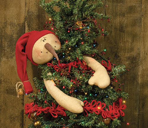 Snowman Ski Hat Tree Hugger Topper