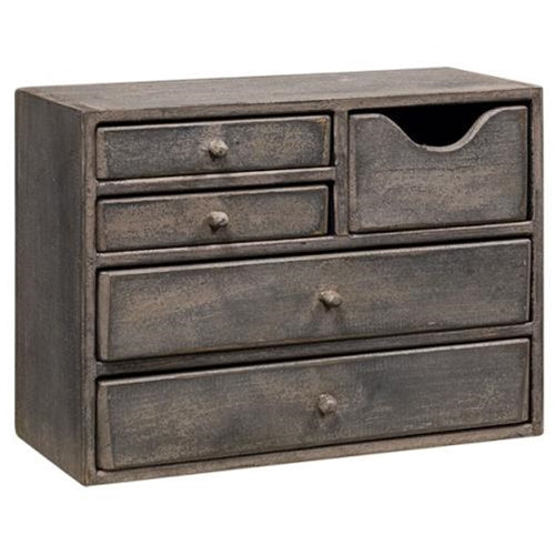 Gray Cabinet w/5 Drawers