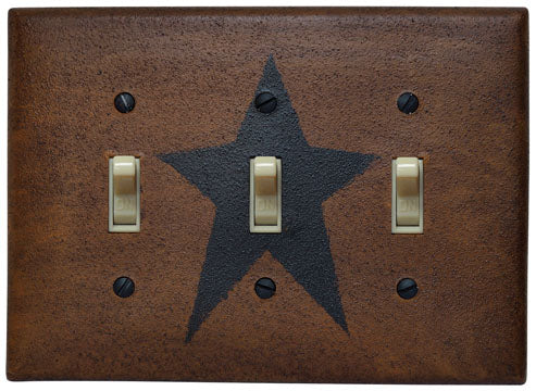 Star Triple Switch Plate Cover