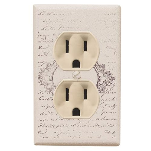 Vintage Postcard Outlet Cover (Pack of 2)