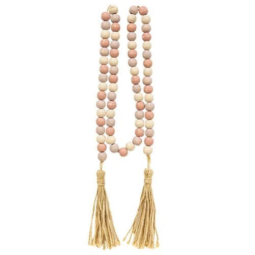 Pastel Spring Wood Bead Garland 60