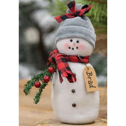 Brad Snowman Ornament  (Pack of 4)