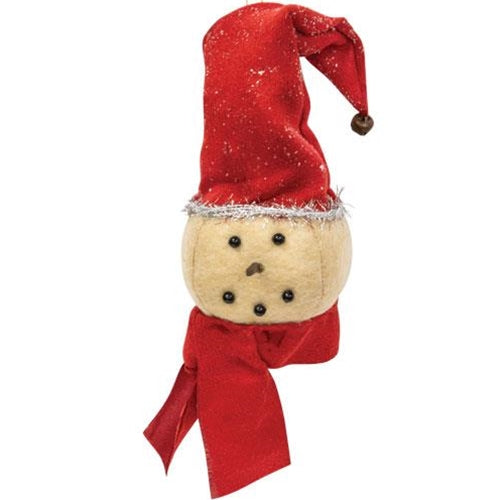 Stocking Cap Snowman Ornament  (Pack of 4)