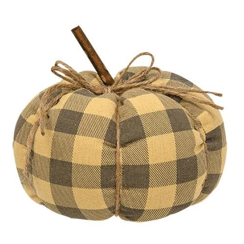 Gray Buffalo Check Pumpkin 6