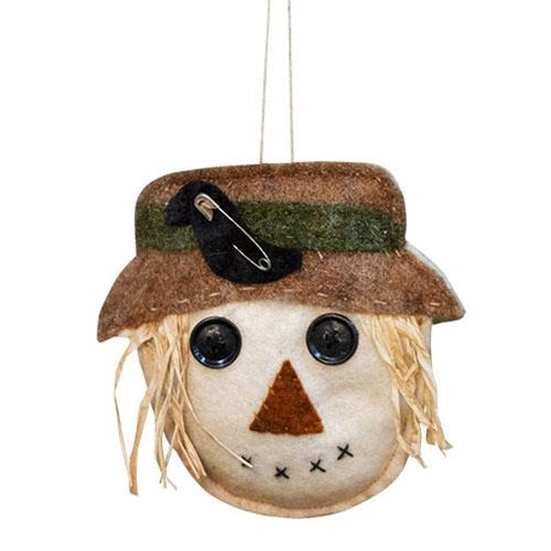 Felt Scarecrow Head (Pack of 4)
