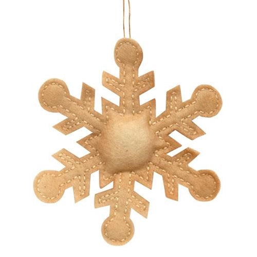 Antiqued Snowflake Ornament (Pack of 4)