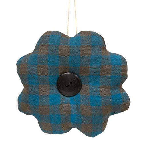 Button Flower Ornament (Pack of 4)
