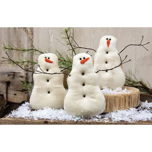 3/Set Little Snowmen (Pack of 2)