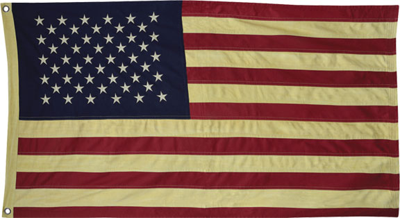 Aged American Flag 58