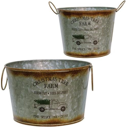 2/Set Christmas Tree Buckets