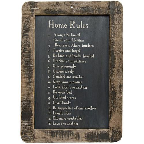 Home Rules Blackboard (Pack of 2)
