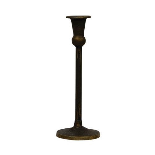 Antiqued Brass Maglia Taper Holder 10