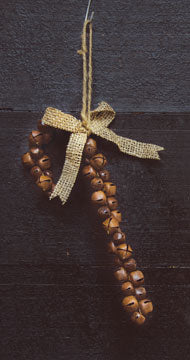 Rusty Bell Candy Cane  (Pack of 4)