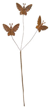Rusty Butterfly Pick - 12
