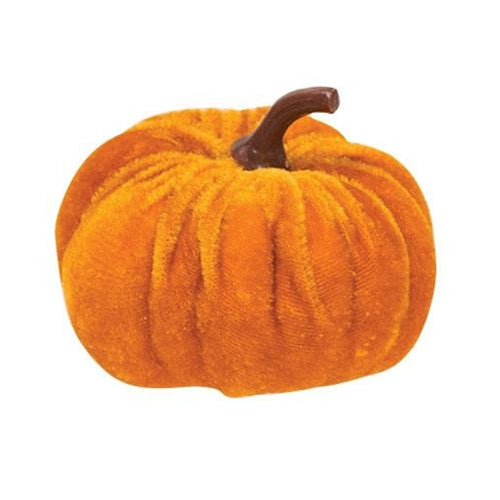6/Set Mini Velvet Orange Pumpkins (Pack of 4)