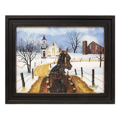 Sleigh Bells Ring Framed Print 12x16