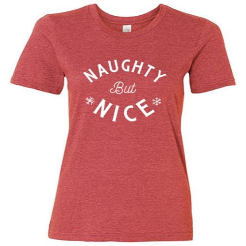 Naughty But Nice T-Shirt Heather Red Small