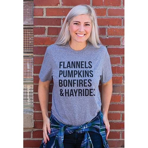 Flannels T-Shirt Heather Graphite Extra Large