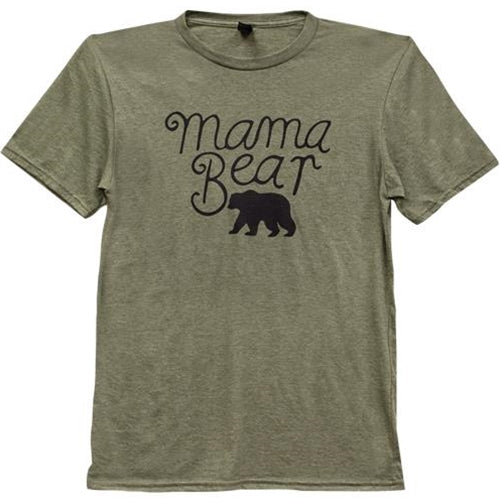 Mama Bear T-Shirt Heather City Green XXL