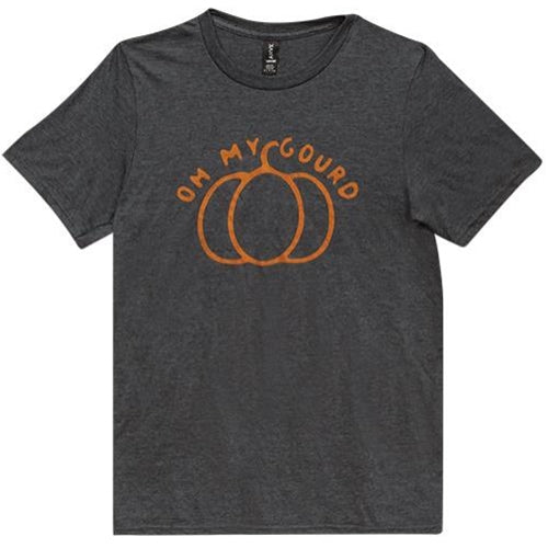 Oh My Gourd T-Shirt Heather Dark Gray Medium