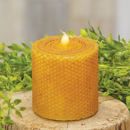 Wrapped Honeycomb LED Pillar 3