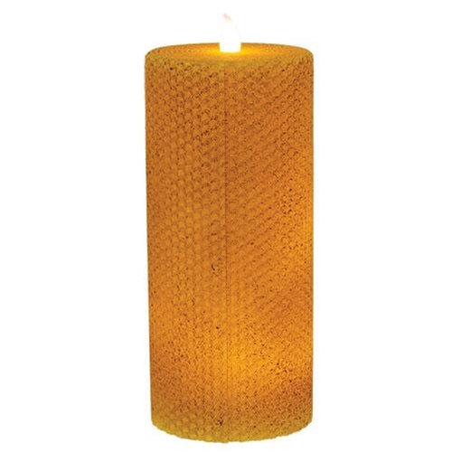 Wrapped Honeycomb LED Pillar 3