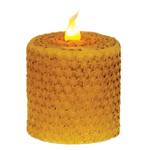 Wrapped Honeycomb LED Votive 2