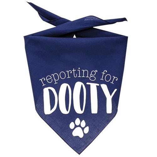 Reporting for Dooty Doggie Bandana  (Pack of 4)