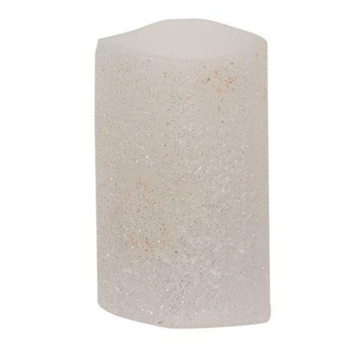 White Frosty Timer Votive 2