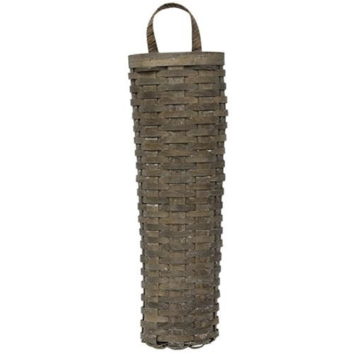 Graywash Long John Wall Basket 18x6