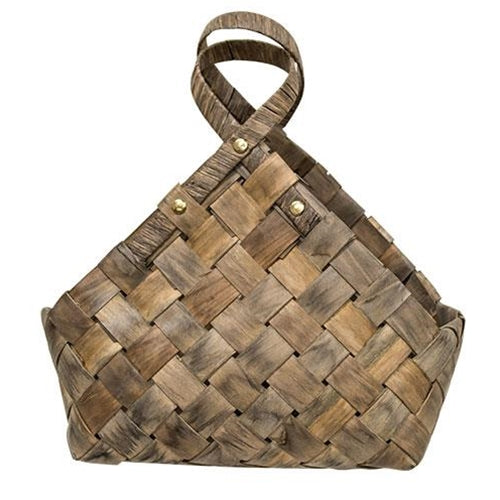 Rustic Woven Gathering Basket w/Loop Handles (Pack of 2)
