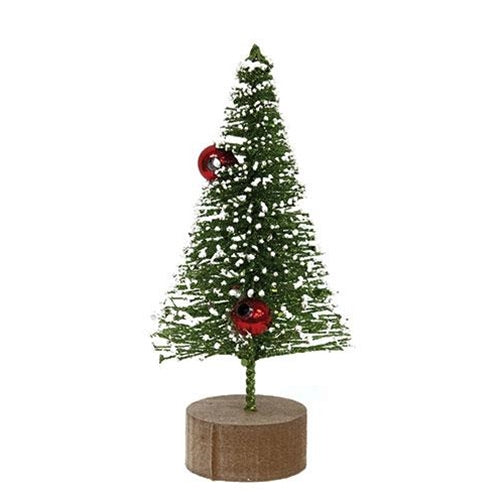 Snowy Vintage Bottlebrush Tree 5