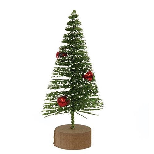 Snowy Vintage Bottlebrush Tree 6