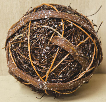 Glitter Rattan Ball 4