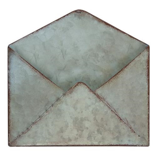 Vintage Galvanized Envelope 12