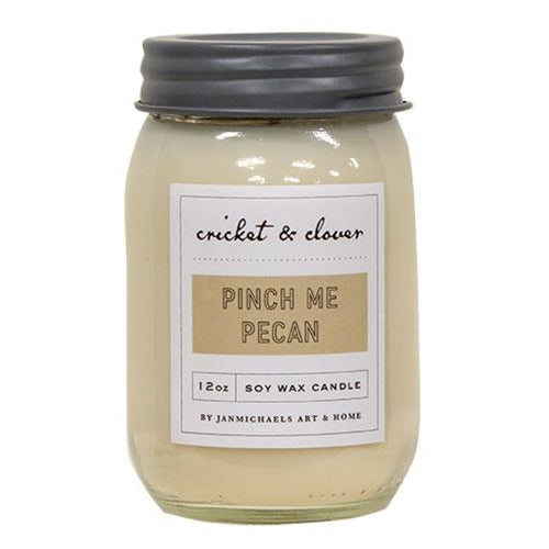 Pinch Me Pecan Jar Candle 12oz (Pack of 2)