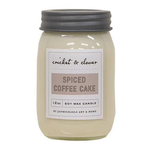 Spiced Coffee Cake Jar Candle 12oz (Pack of 2)