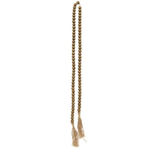 '+Natural Bead Tassel Tied Garland (Pack of 2)