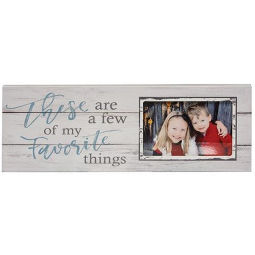 A Few Of My Favorite Things Photo Frame Sign (Pack of 2)