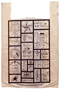 100/Pkg Primitive Blessings Plastic Bags 30 x20 x10