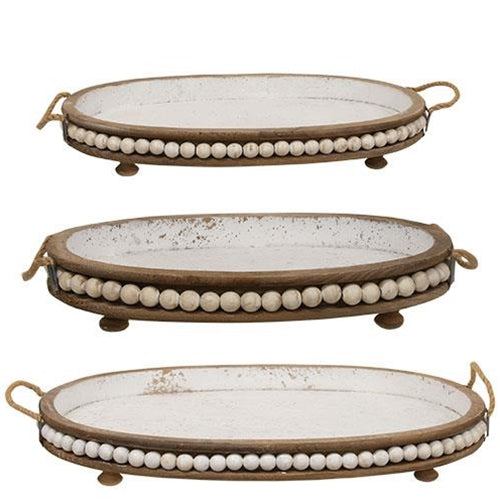 '+3/Set Beaded Trays