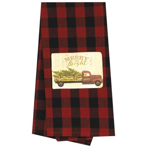 Merry and Bright Dish Towel