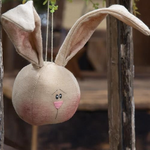 Bunny Head Ornament (Pack of 2)