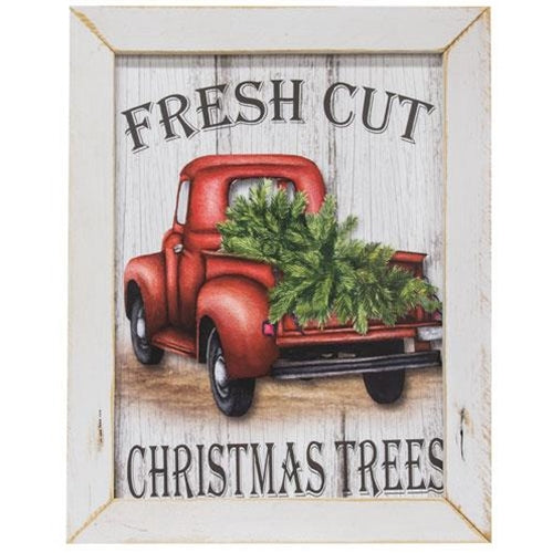 Fresh Cut Christmas Trees Framed Print