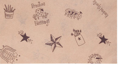 10/Pkg Primitive Blessings Tissue Paper (Pack of 4)