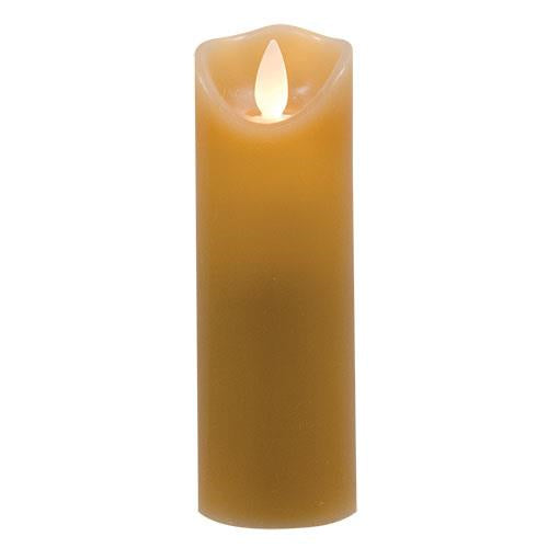 Slender Tan Flicker Candle 6