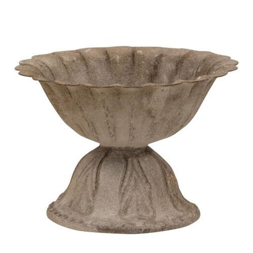 Distressed Metal Petal Planter (Pack of 2)