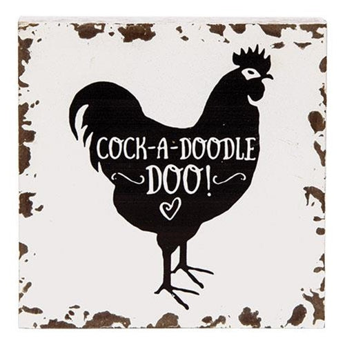 Distressed Farmhouse Table Sign 3 Asstd  (Pack of 4)